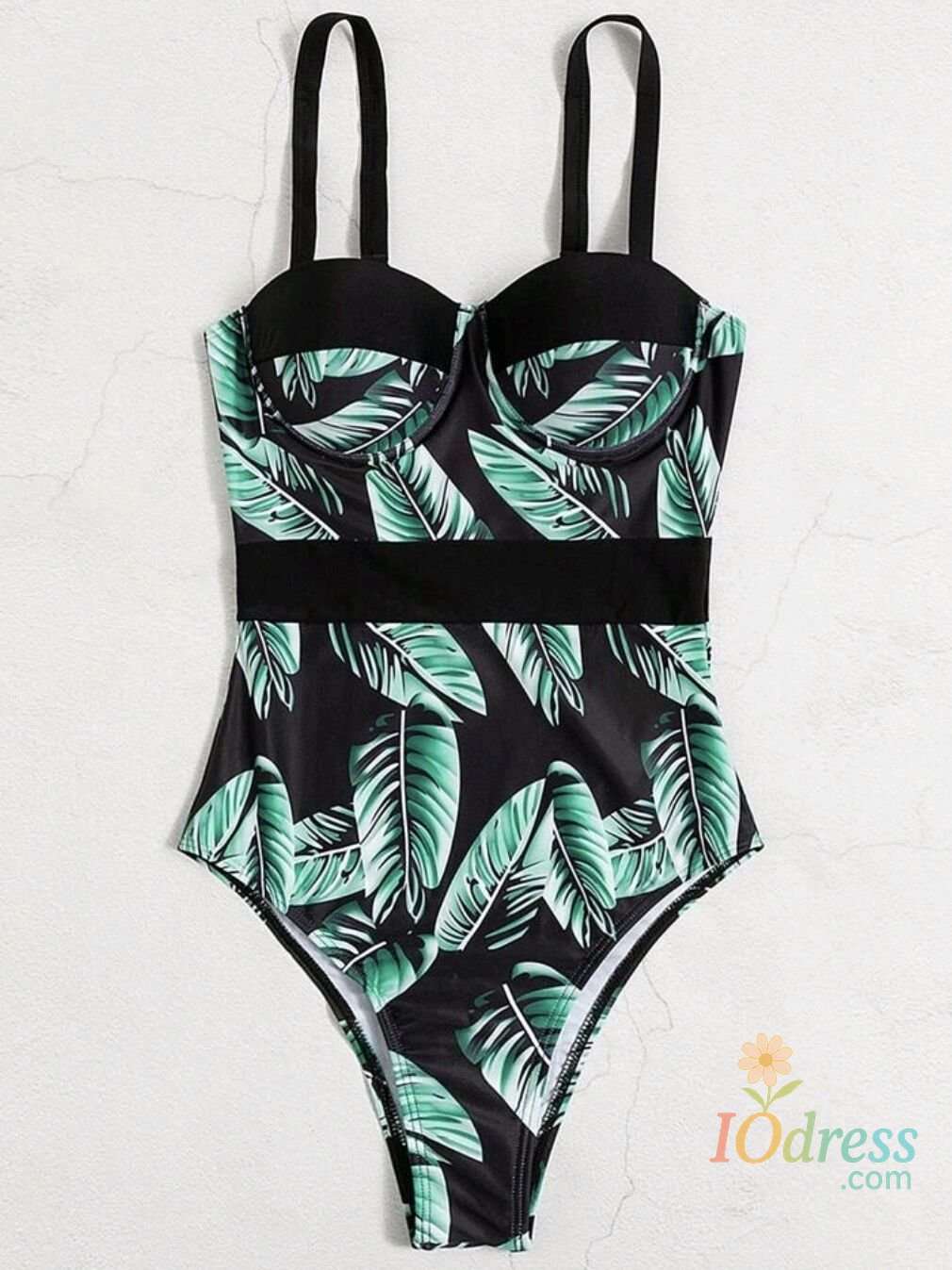 IO Dress Push Up One Piece Swimsuit Sexy Swimwear Women Tropical Printed Bathing Suit Female 2025 Swimming Summer Beachwear Summer