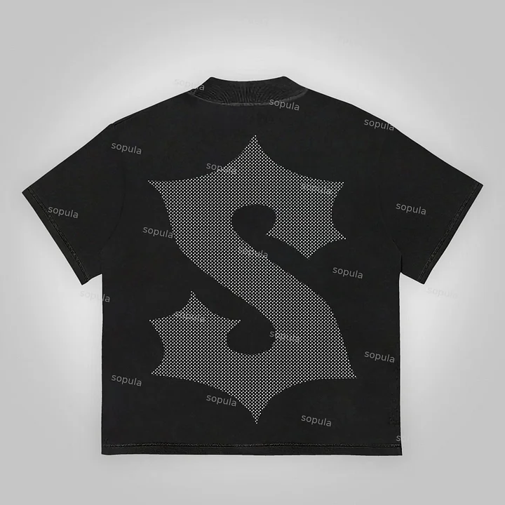 Vintage Saint Cross Art Graphic Cotton T-Shirt