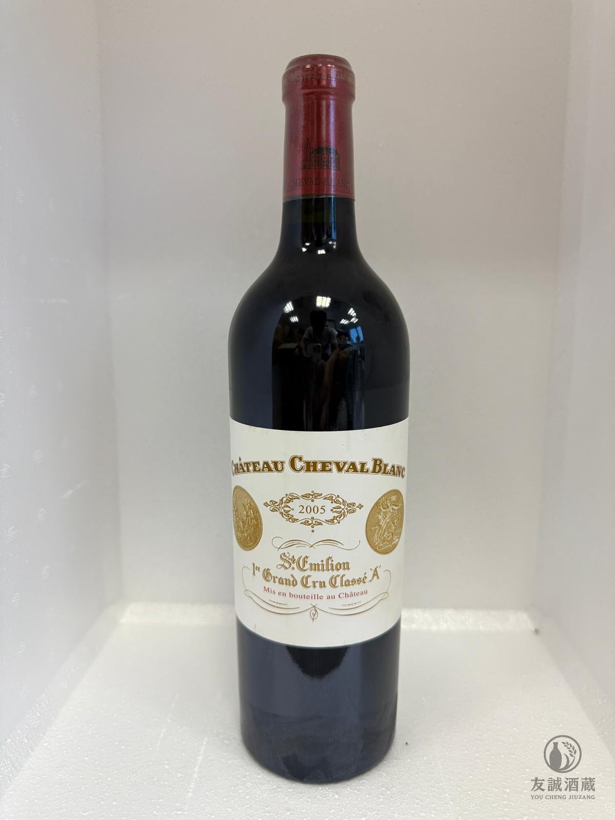 【D1562】白馬 Cheval Blanc 2005｜RP100滿分傳奇｜完美靚品｜收藏價 友誠酒藏