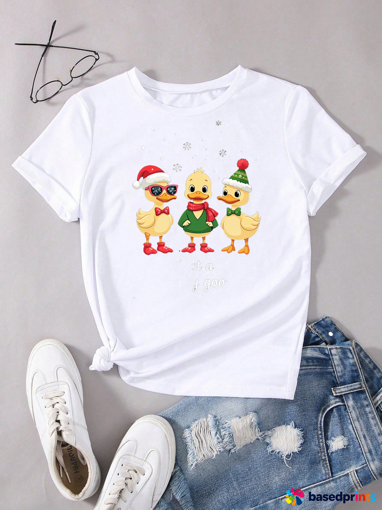Christmas Duck Graphic Tee