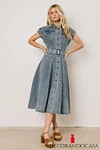 Walter Denim Midi Dress