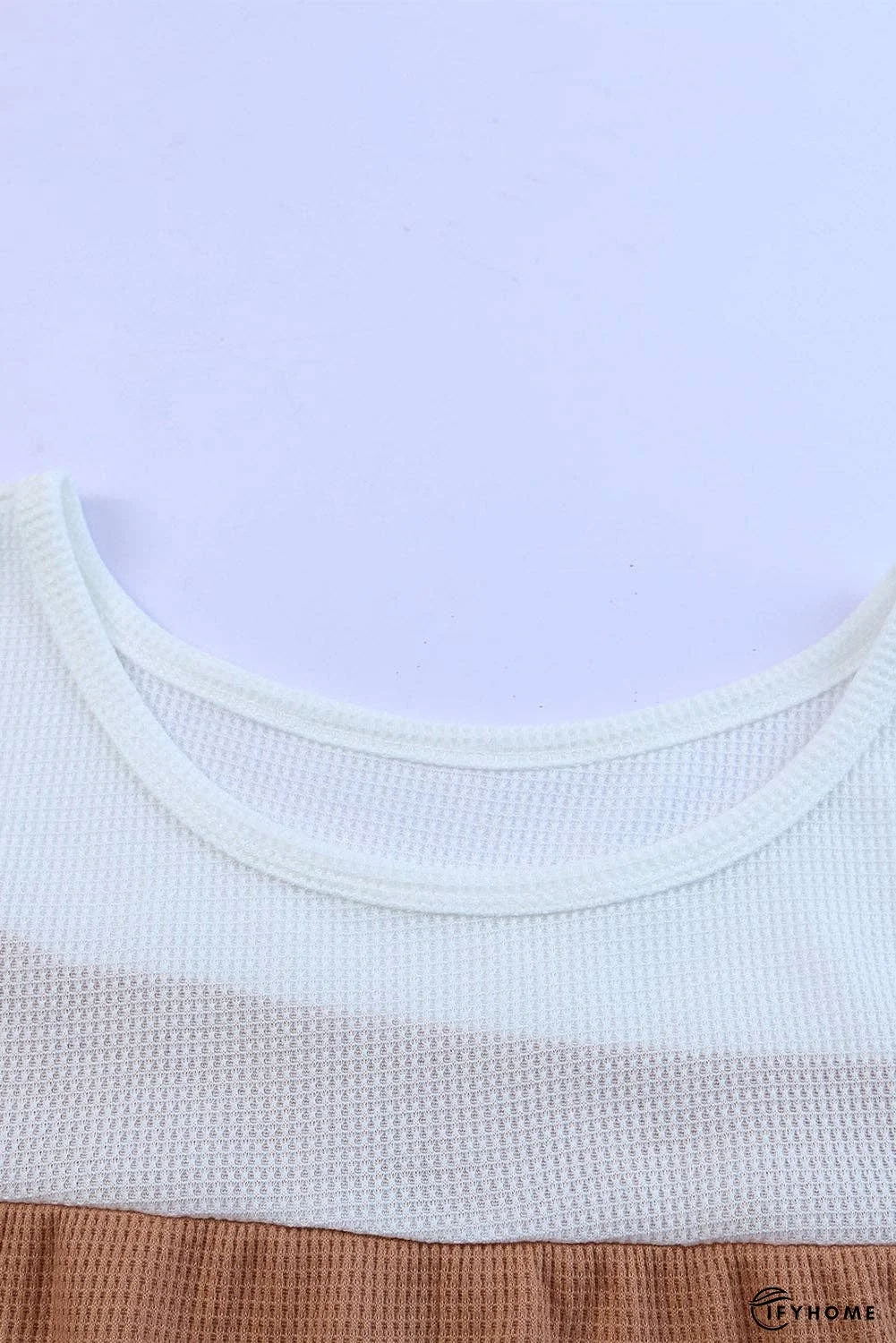 Plus Size Printed Color Block Ruffled Blouse | IFYHOME