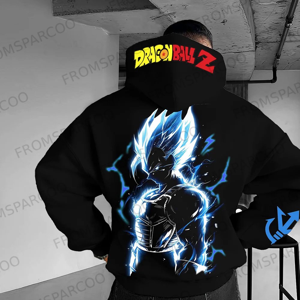 Unisex Oversized DBZ  Anime Print Hoodie