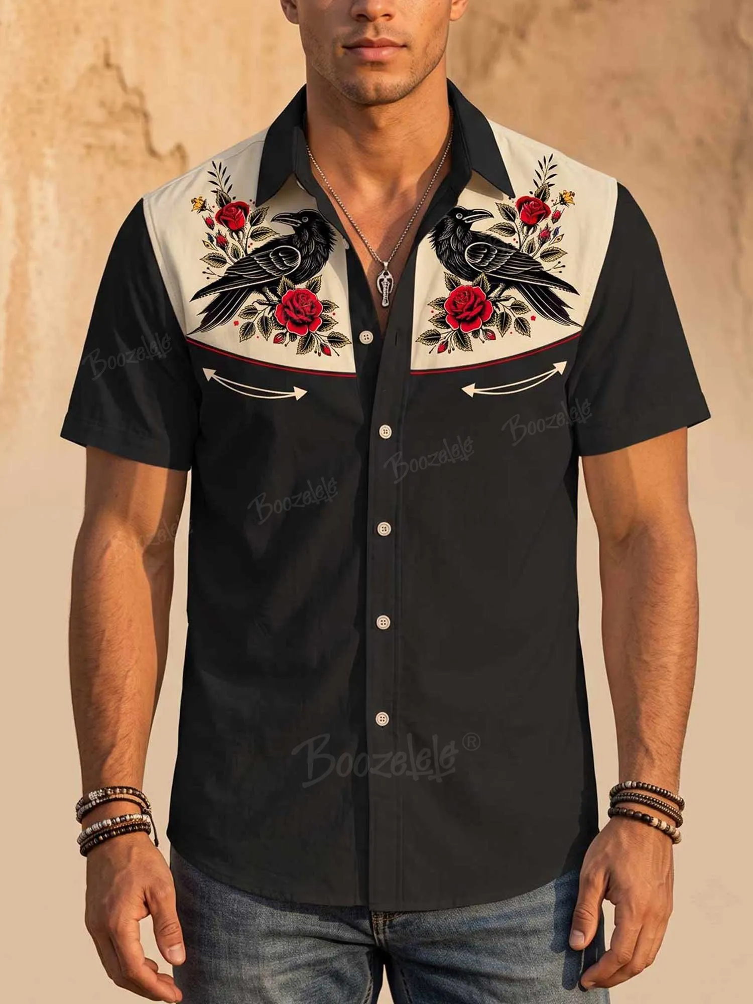 Crow ＆ Rose - 100% Cotton Shirt
