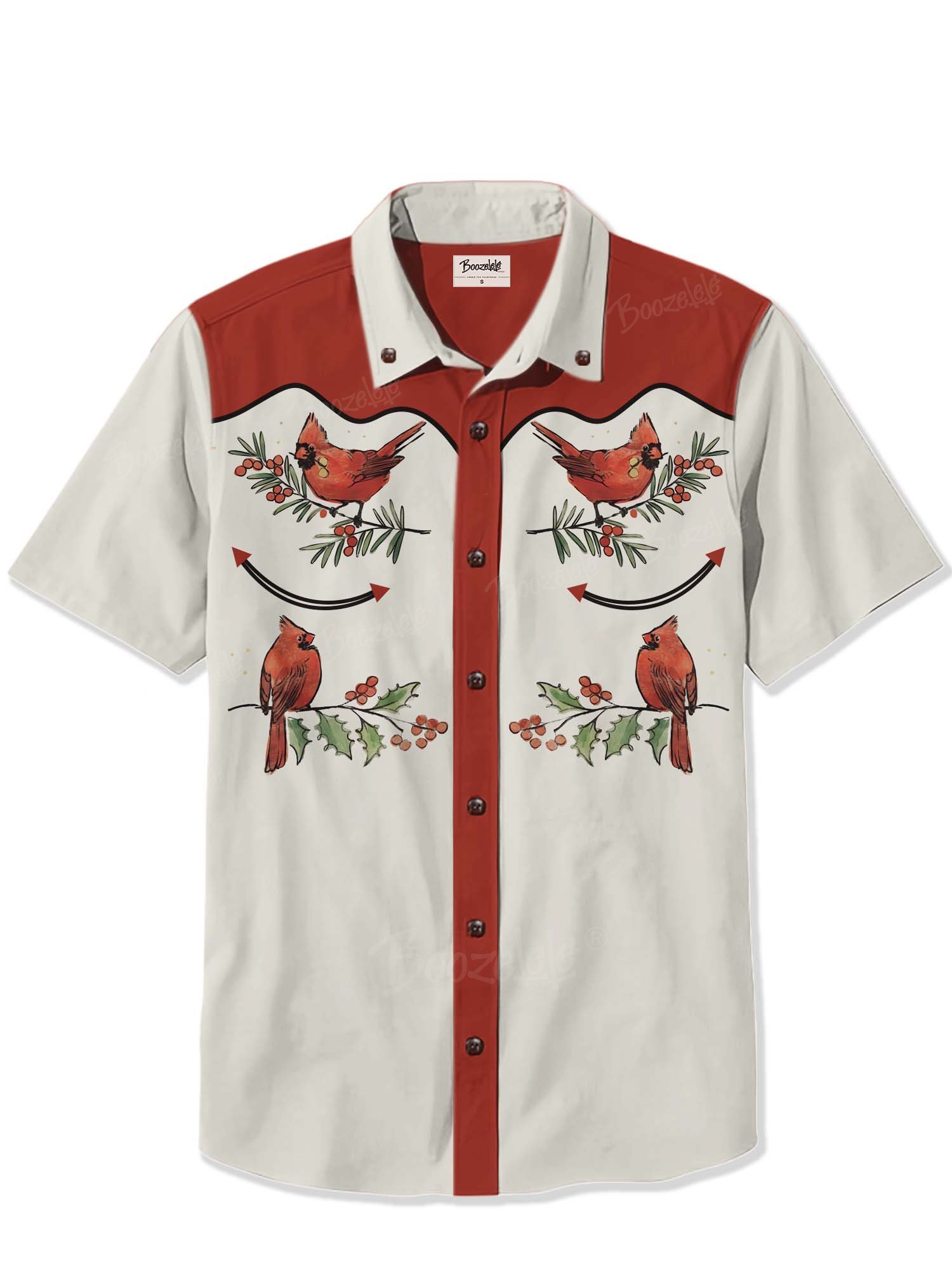 Christmas Cardinal - 100% Cotton Shirt