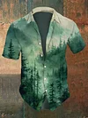 Landscaping Nature Art Print Casual Short Sleeve T-Shirt