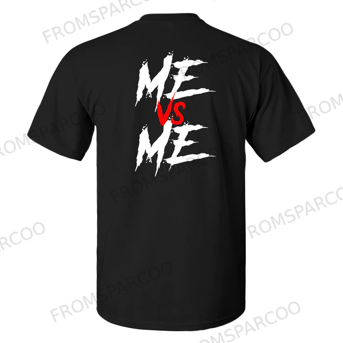Me Vs Me Printed Men's T-shirt