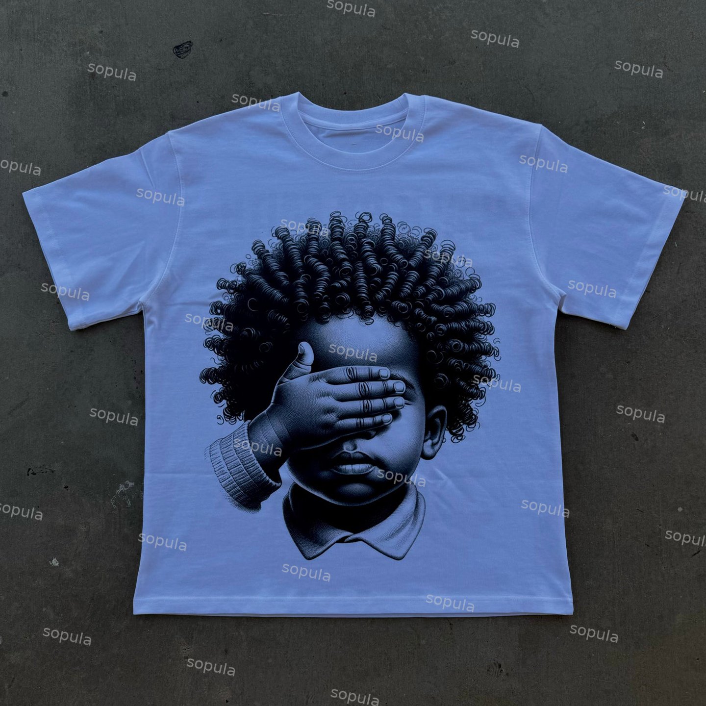 Sopula Faith Not Vision Graphic Cotton T-Shirt