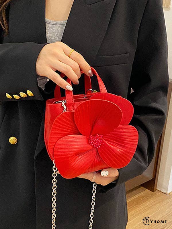 Flower Shape Pleated Split-Joint Bags Crossbody Bags Handbags Tote Bags | IFYHOME