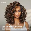 Mature Bouncy Curl C-Part Glueless Wig