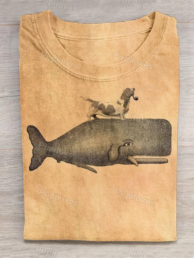 Pupiloves Pupiloves  Dog  Art Print Casual T-Shirt