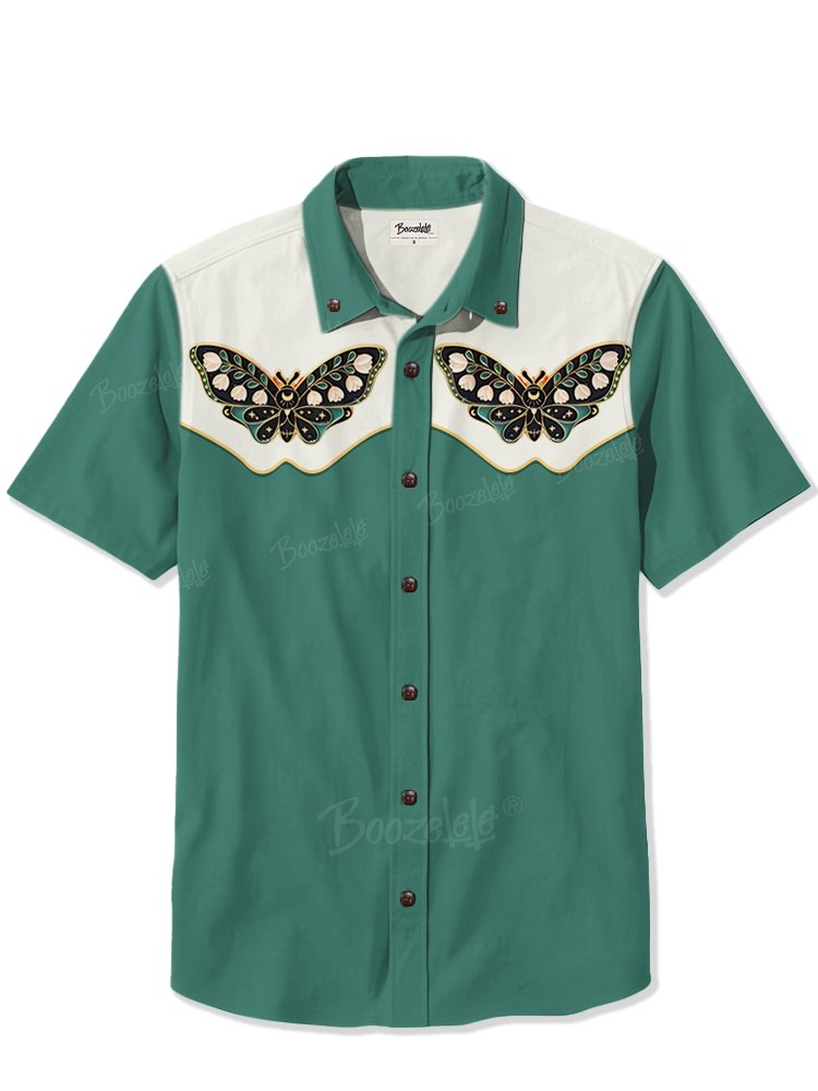 Flower Butterfly - 100% Cotton Shirt