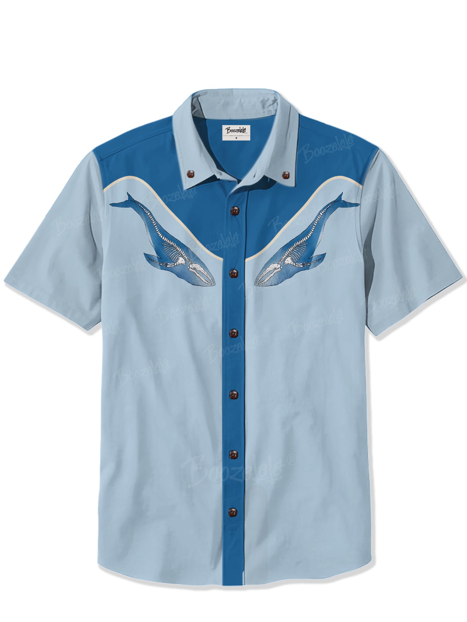 Whale Skeleton- 100% Cotton Shirt