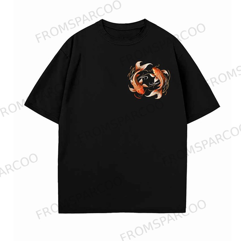 Oversized Casual Anime Print T-Shirt