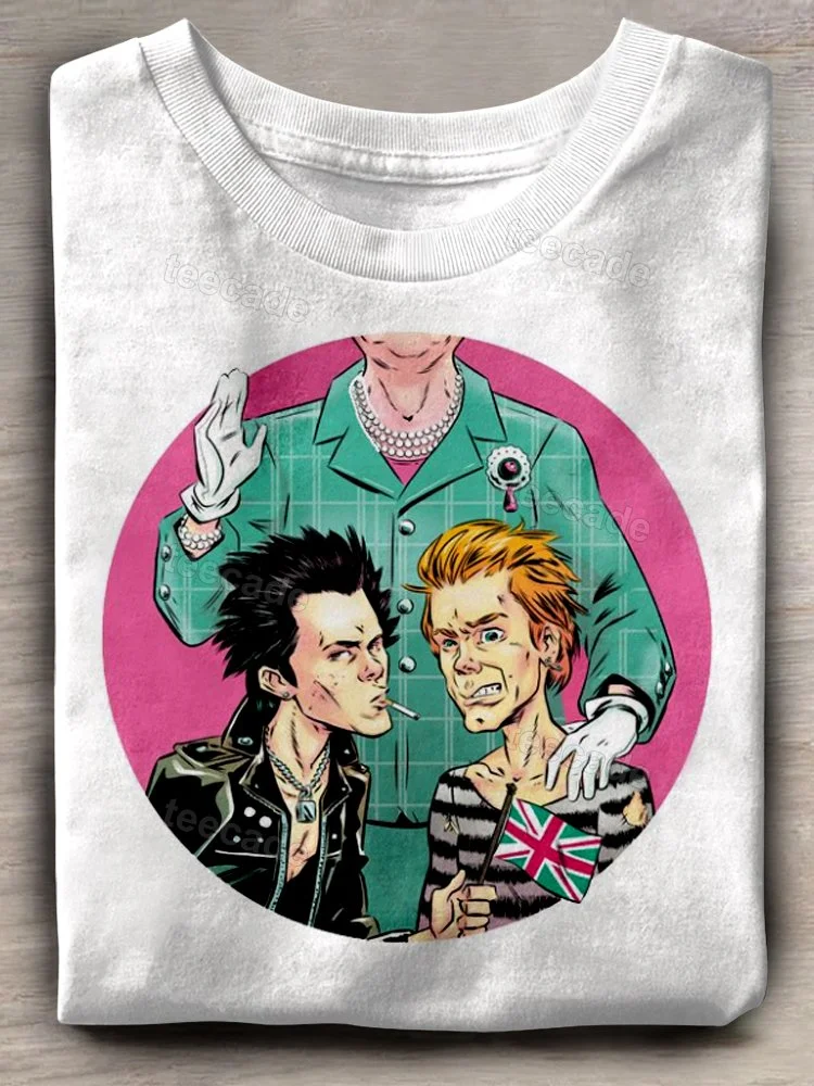 Teecade Sex Pistols Band Queen T-shirt