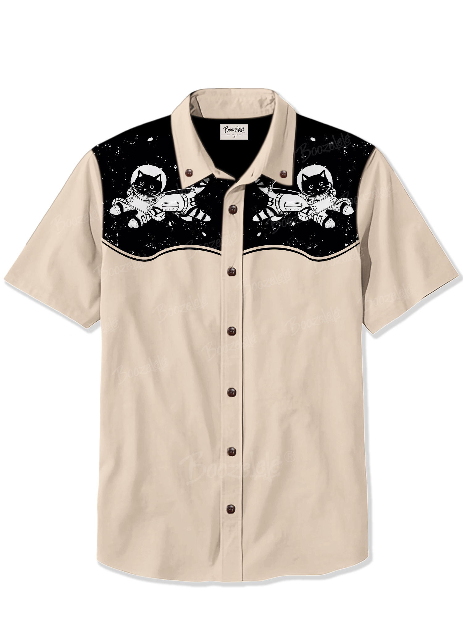 Retro Kitten Astronaut - 100% Cotton Shirt
