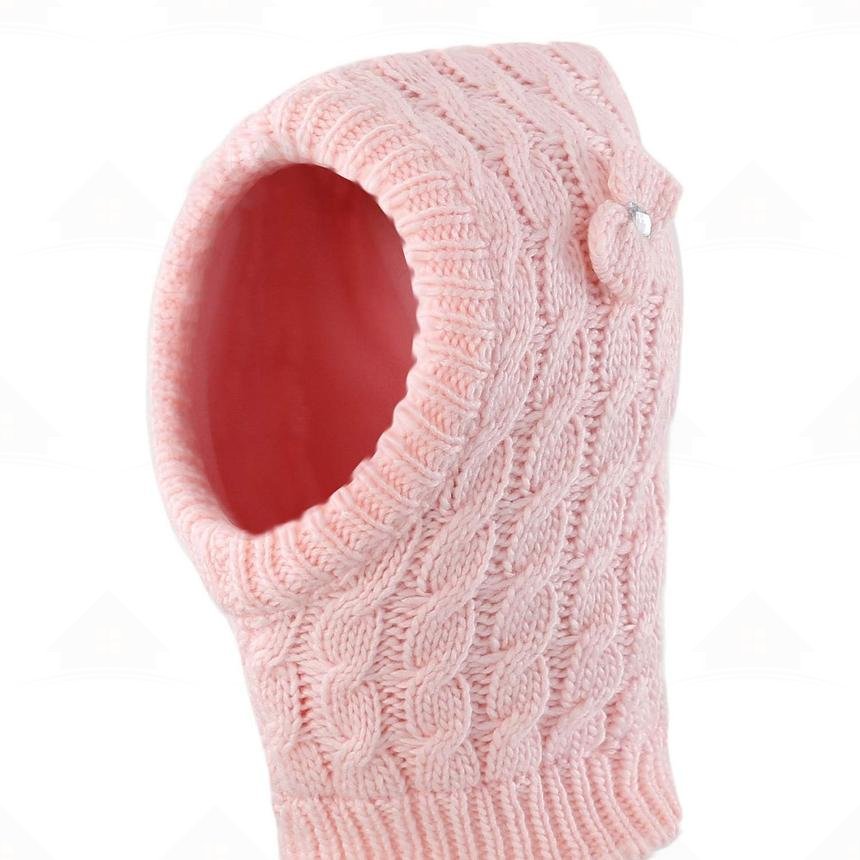 Home Prefer Baby Toddler Kids Winter Hats Warm Knit Scarf Hood Fleece Earflap Hat
