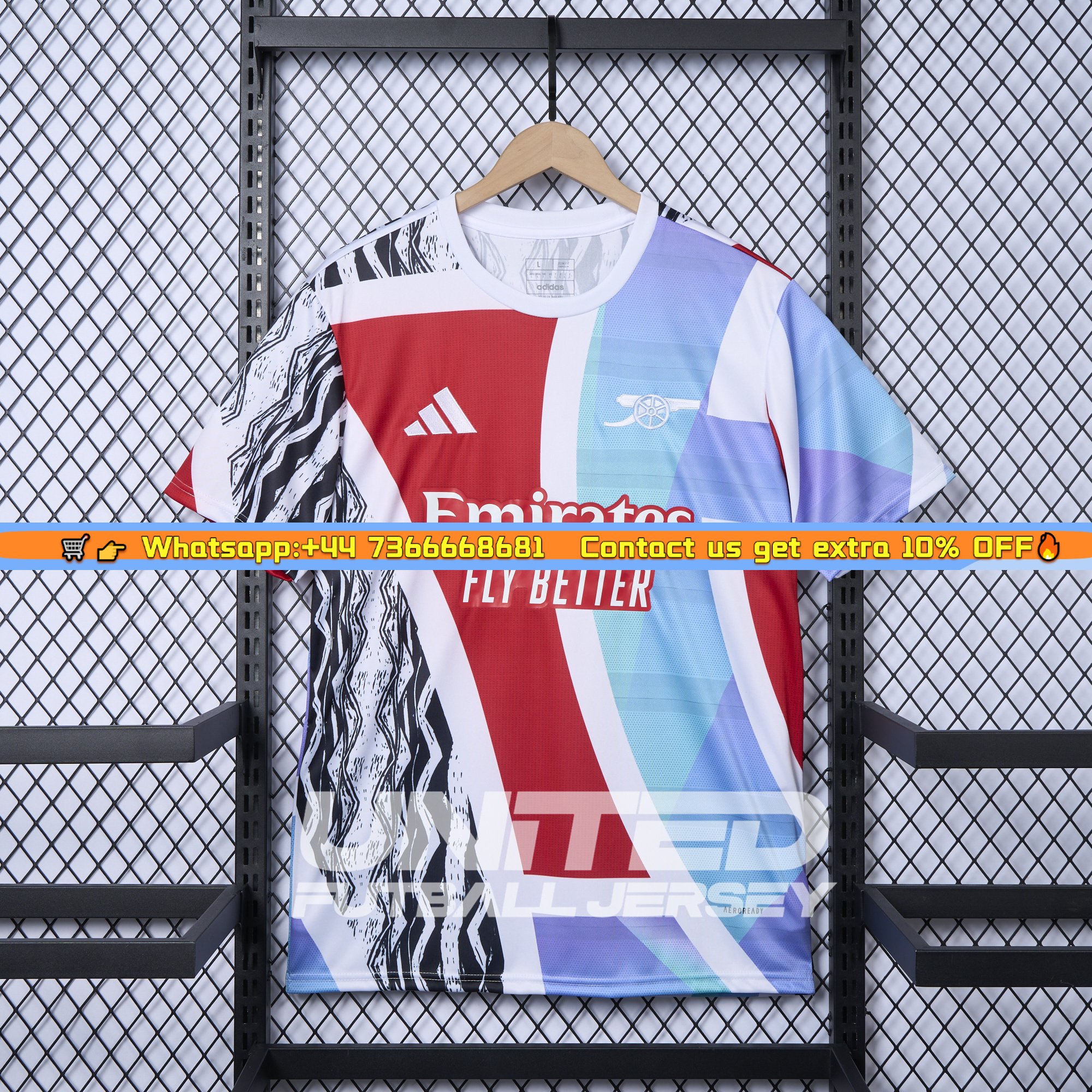 Arsenal 24-25 Pre-Match Training Jersey - Fans Version