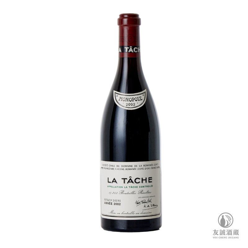 2002年 Roman&eacute;e-Conti La T&acirc;che 拉塔希特級園紅酒 友誠酒藏
