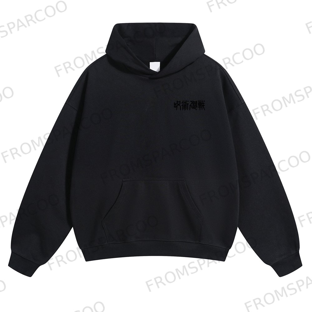 Unisex Casual Anime Print Hoodie