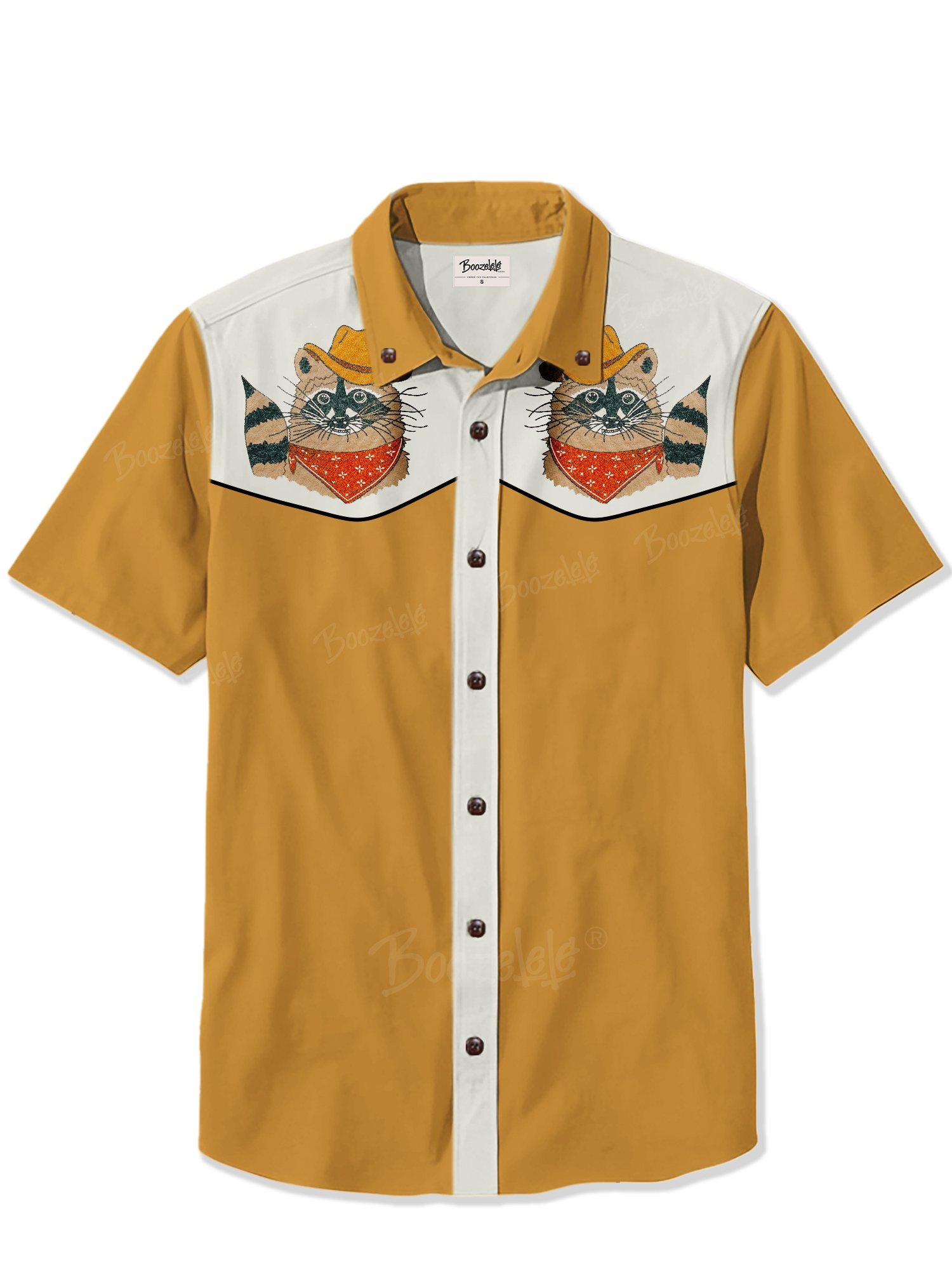 Raccoon Cowboy - 100% Cotton Shirt