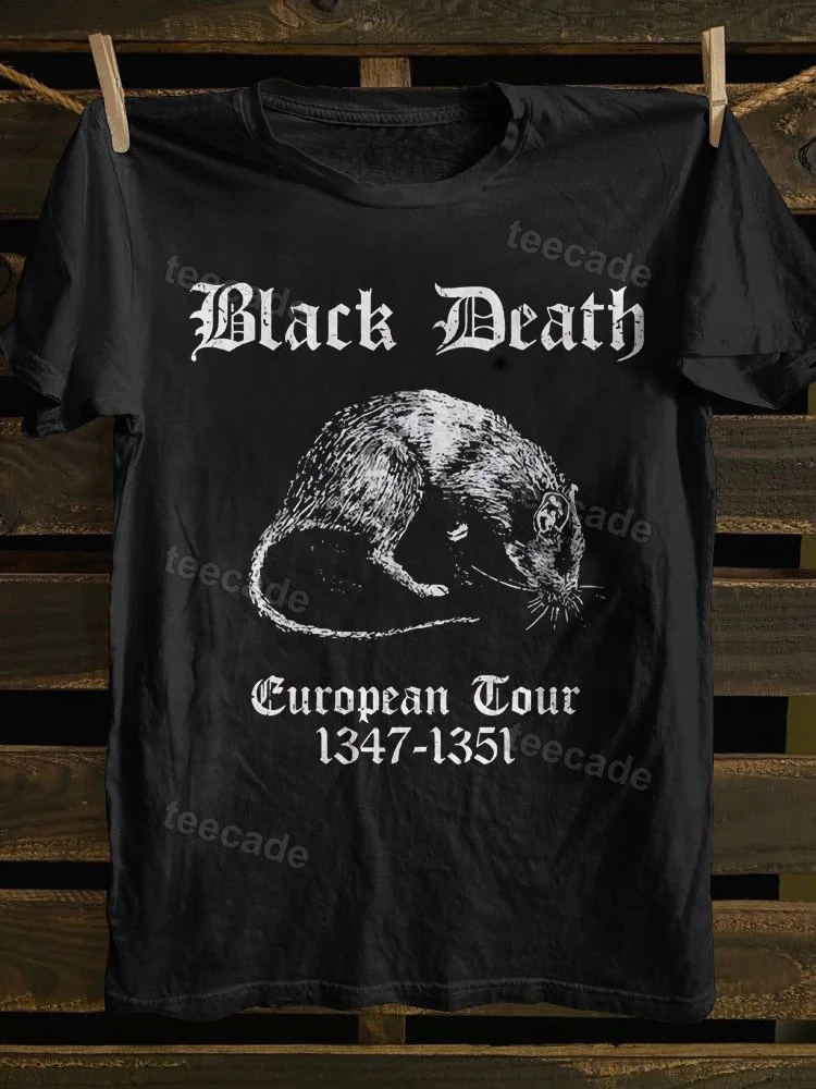 Teecade Teecade Black Death European Tour T-shirt