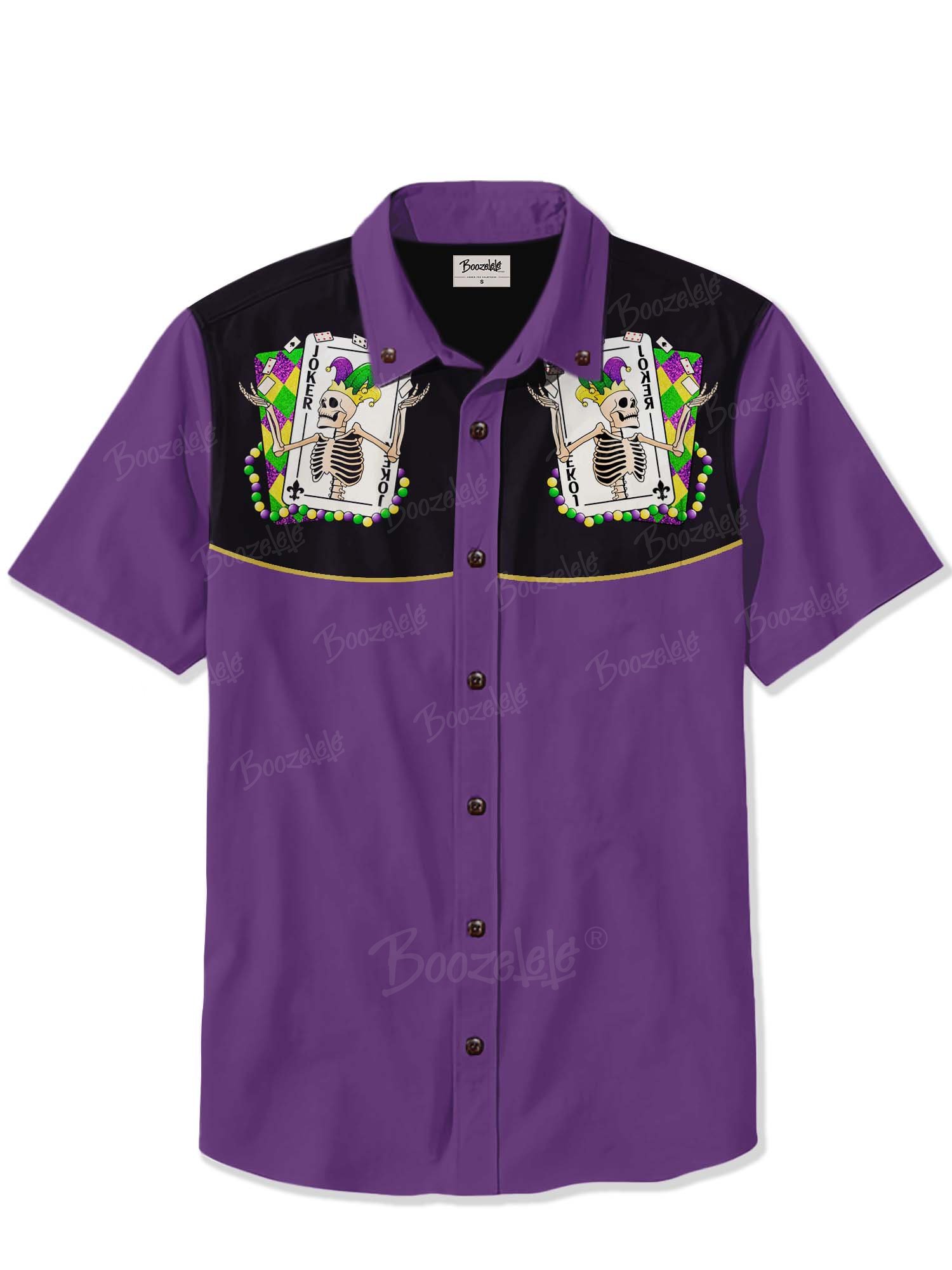 Mardi Gras Jocker - 100% Cotton Shirt