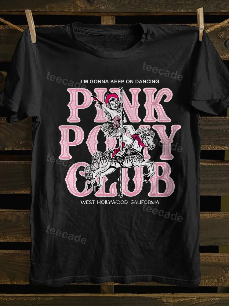 Teecade Teecade Chappell Roan Pink Pony Club T-shirt