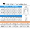 MAGE MALE Men's 2 Piece Suit One Button Slim Fit Formal Wedding Prom Tuxedo Suits Blazer Pants with Bow Tie Set Small Black-peak Lapel-1 amazon James Yang