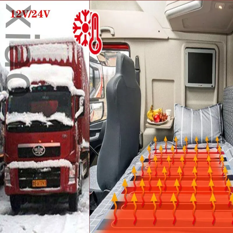 Electric-blanket-Car Electric Blanket 12V24V Bed Heating Warmer Soft Thicker Heater Thermostat Mat Winter Body Safe Electric Blanket Mattress Car-Electric-blanket