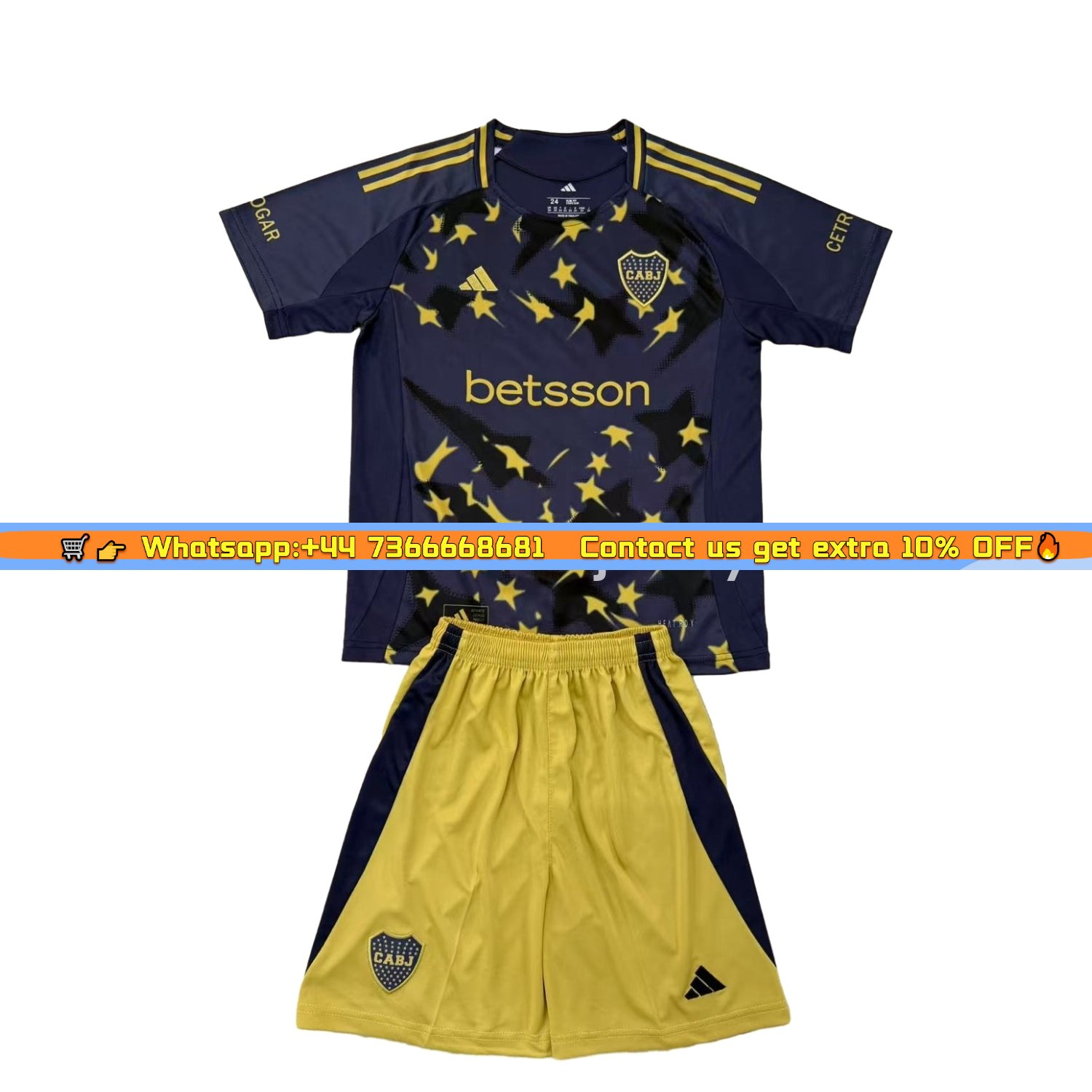 Boca Juniors 25-26 Third Men's Adult Jersey Set - Fans Version