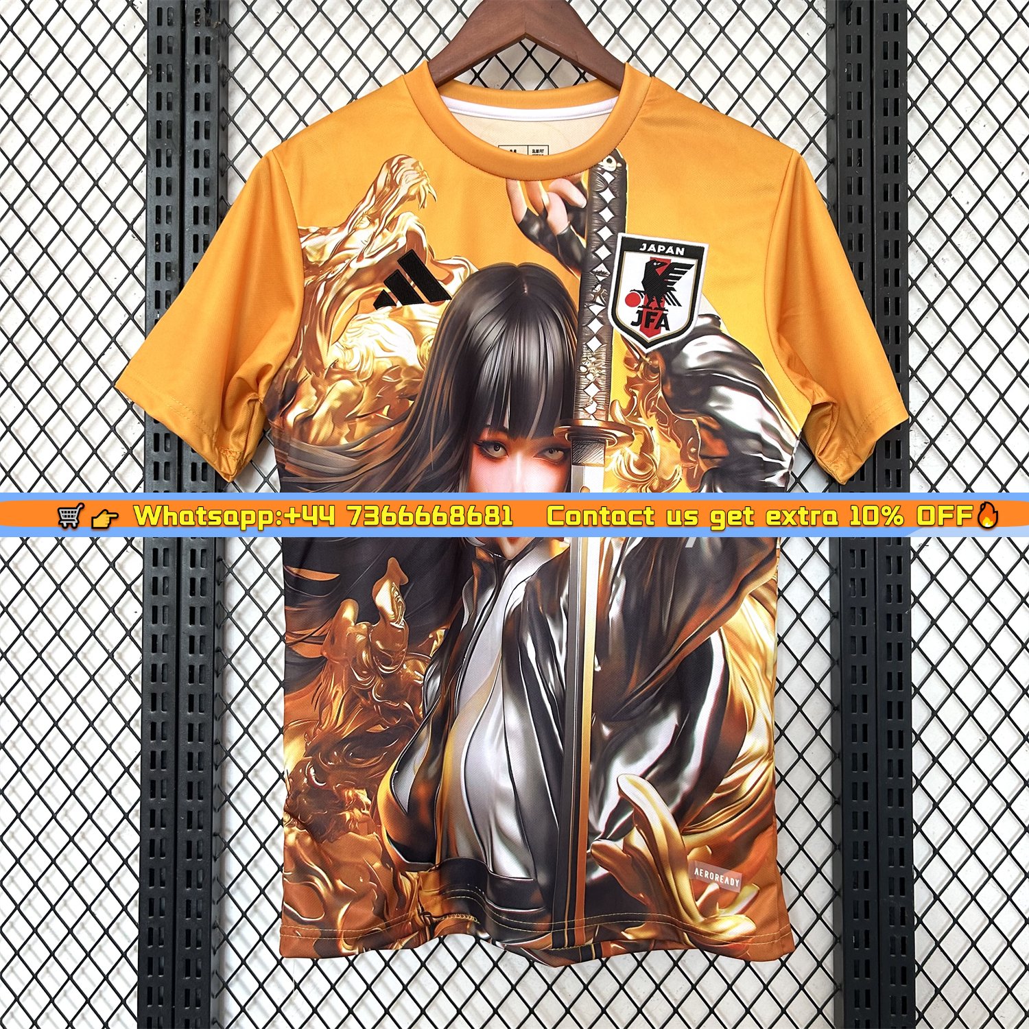 Japan 24-25 Girl With Sword 3D Special Edition Jersey - Fans Version
