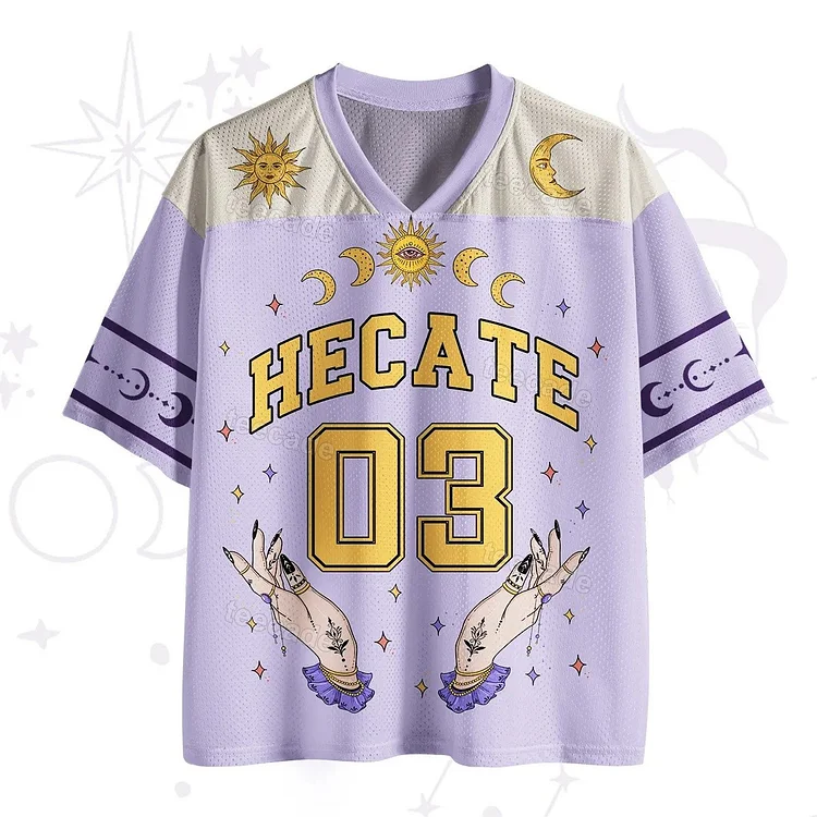 Teecade Teecade Moonlight Sorcery Art Print V-neck T-shirt