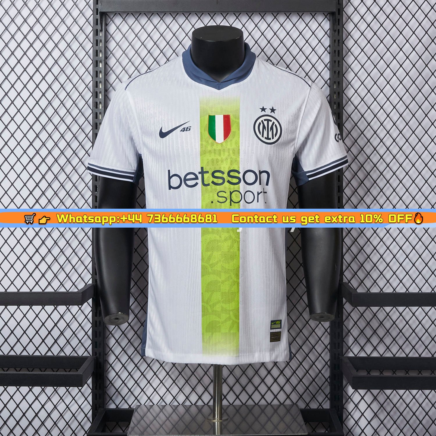 Inter Milan 24-25 Valentino Rossi Special Edition Away Jersey - Player Version