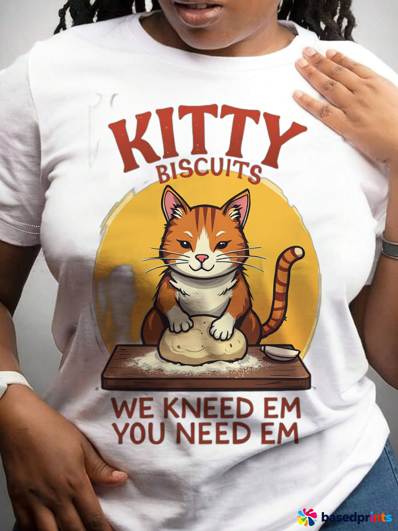 Kitty Biscuits Cat T-Shirt Funny Cat Gift