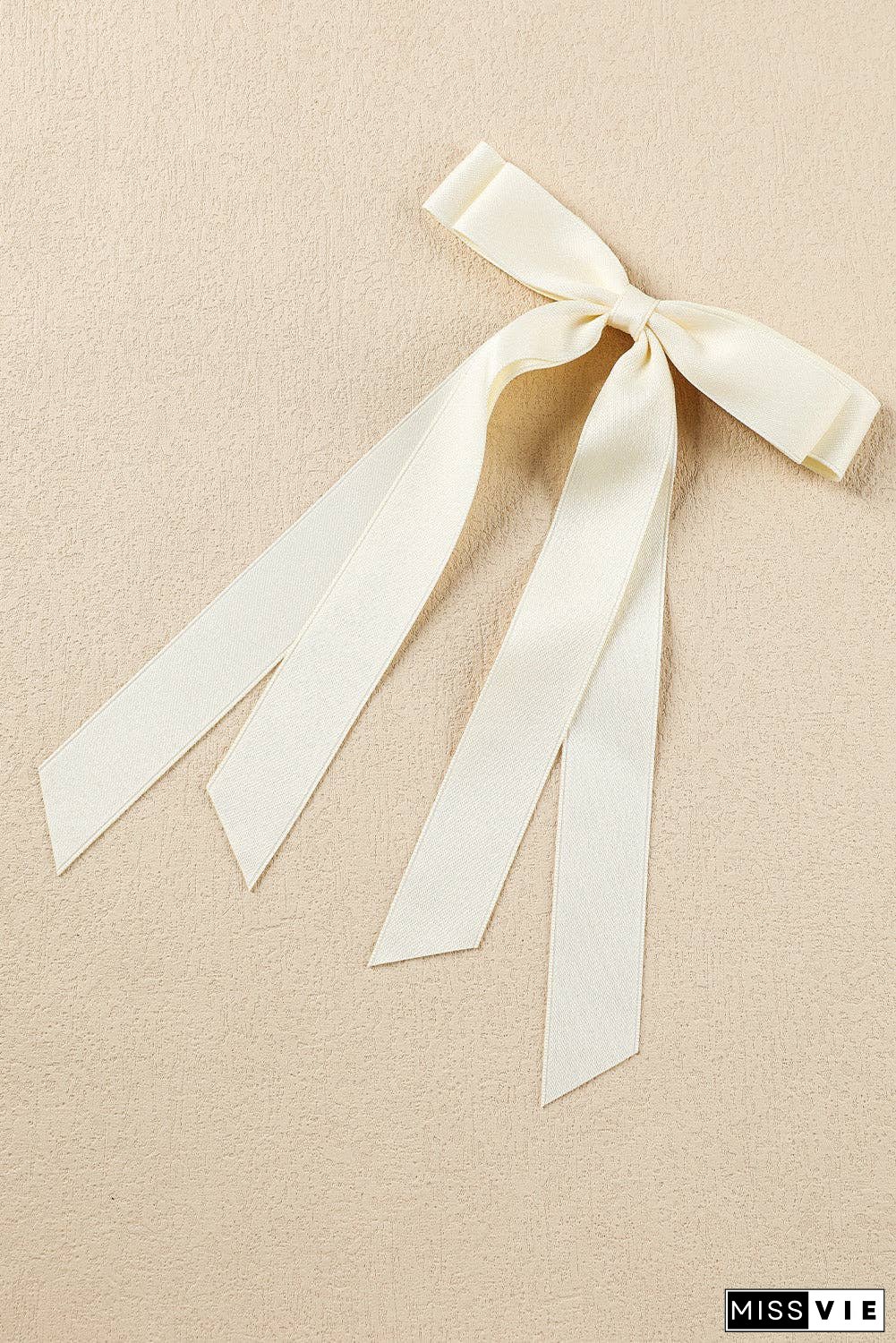 Black Elegant Terylene Double Bow Hair Clip