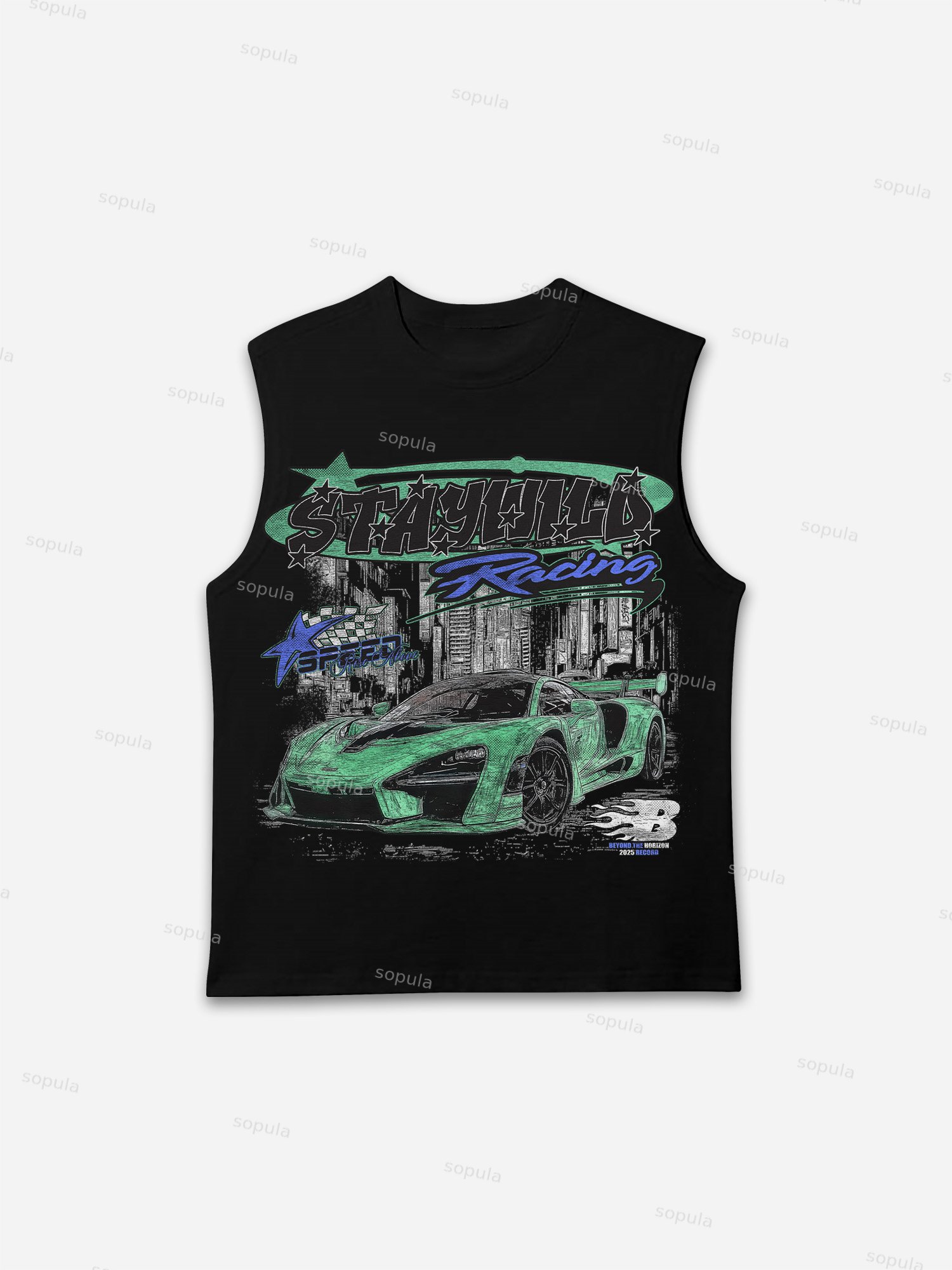 Y2k Fast Racing Make Vintage Part 2 Graphic Tank Top