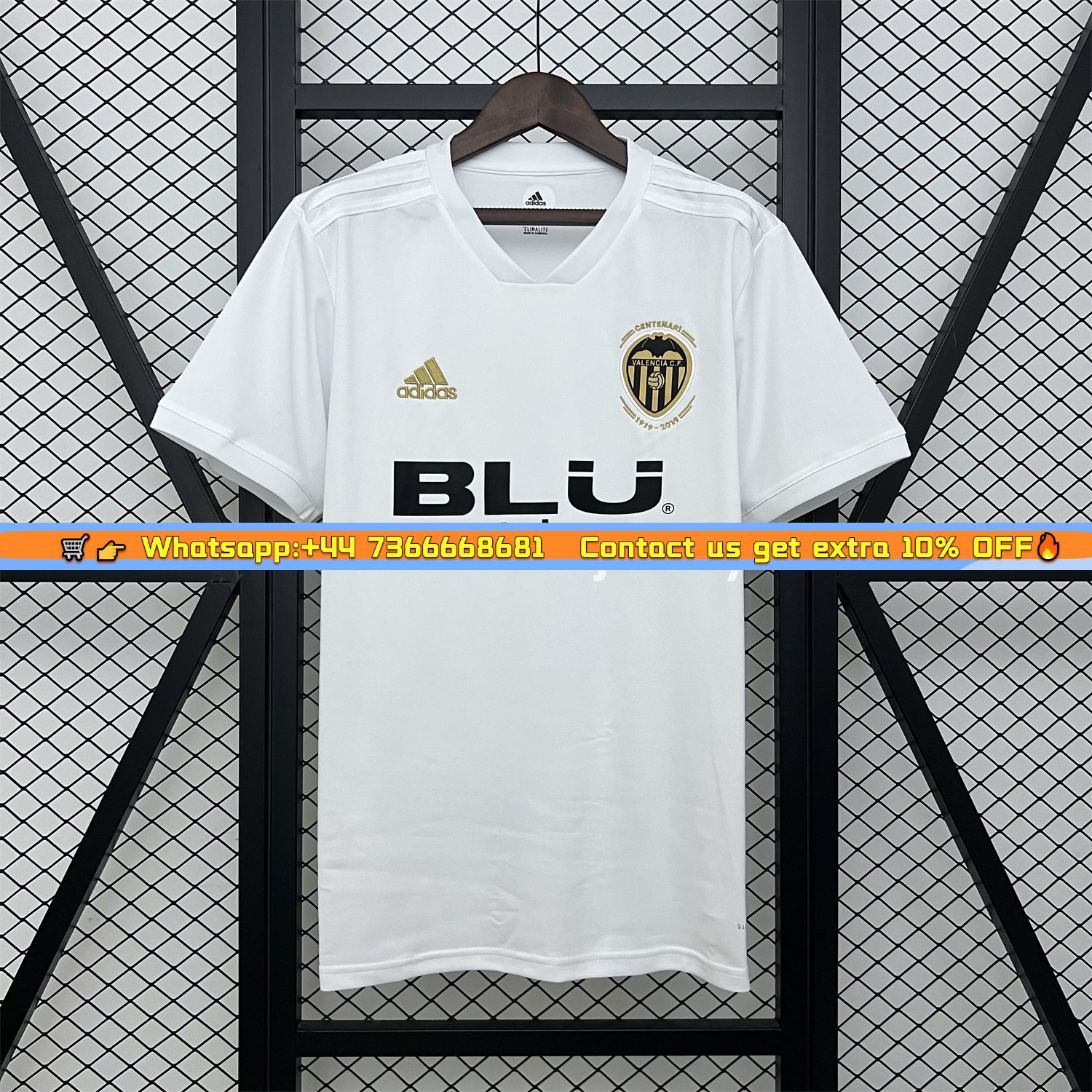 Retro Valencia 2018-19 Home Jersey