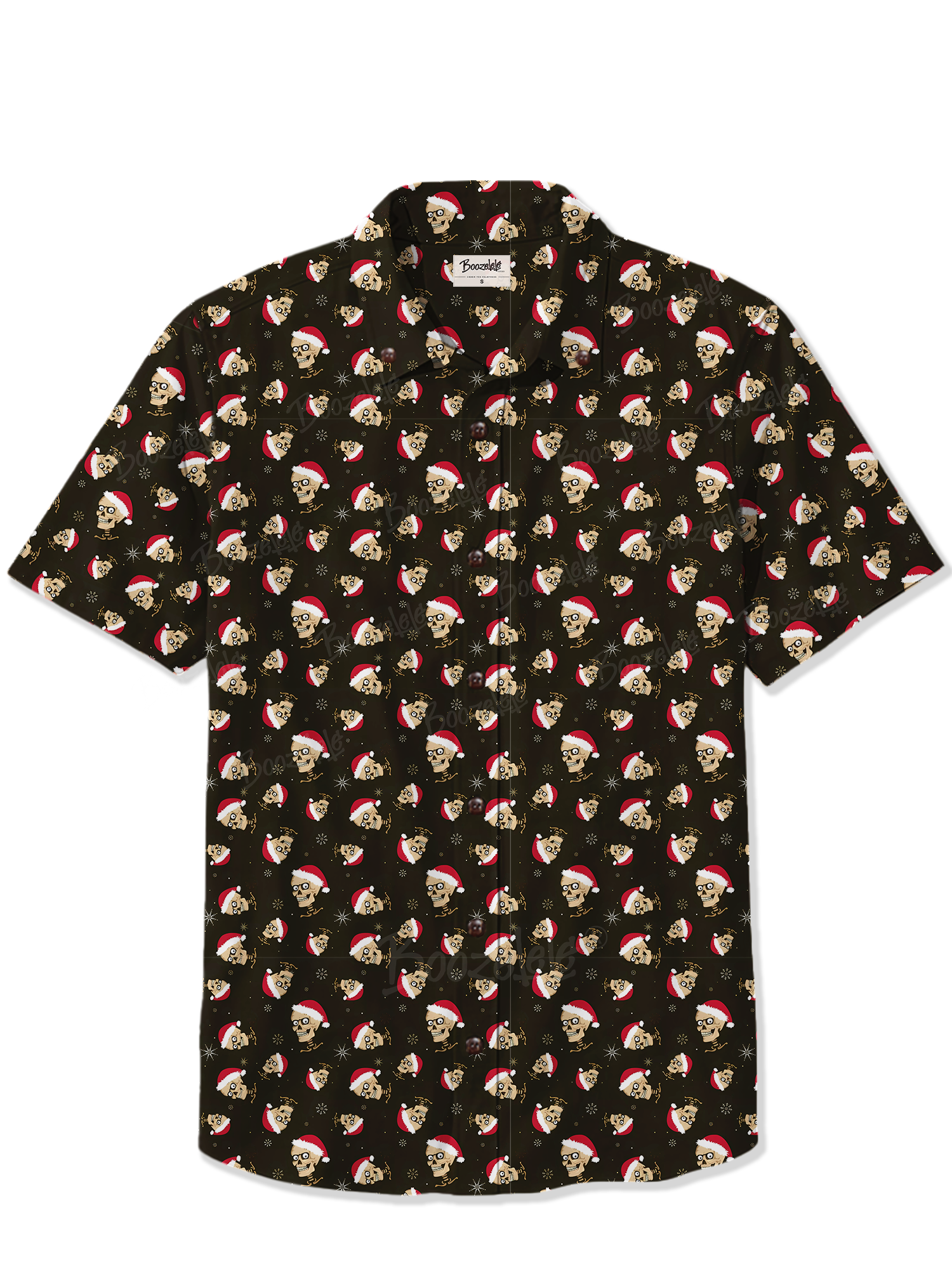 Christmas Skull With Hat - 100% Cotton Shirt