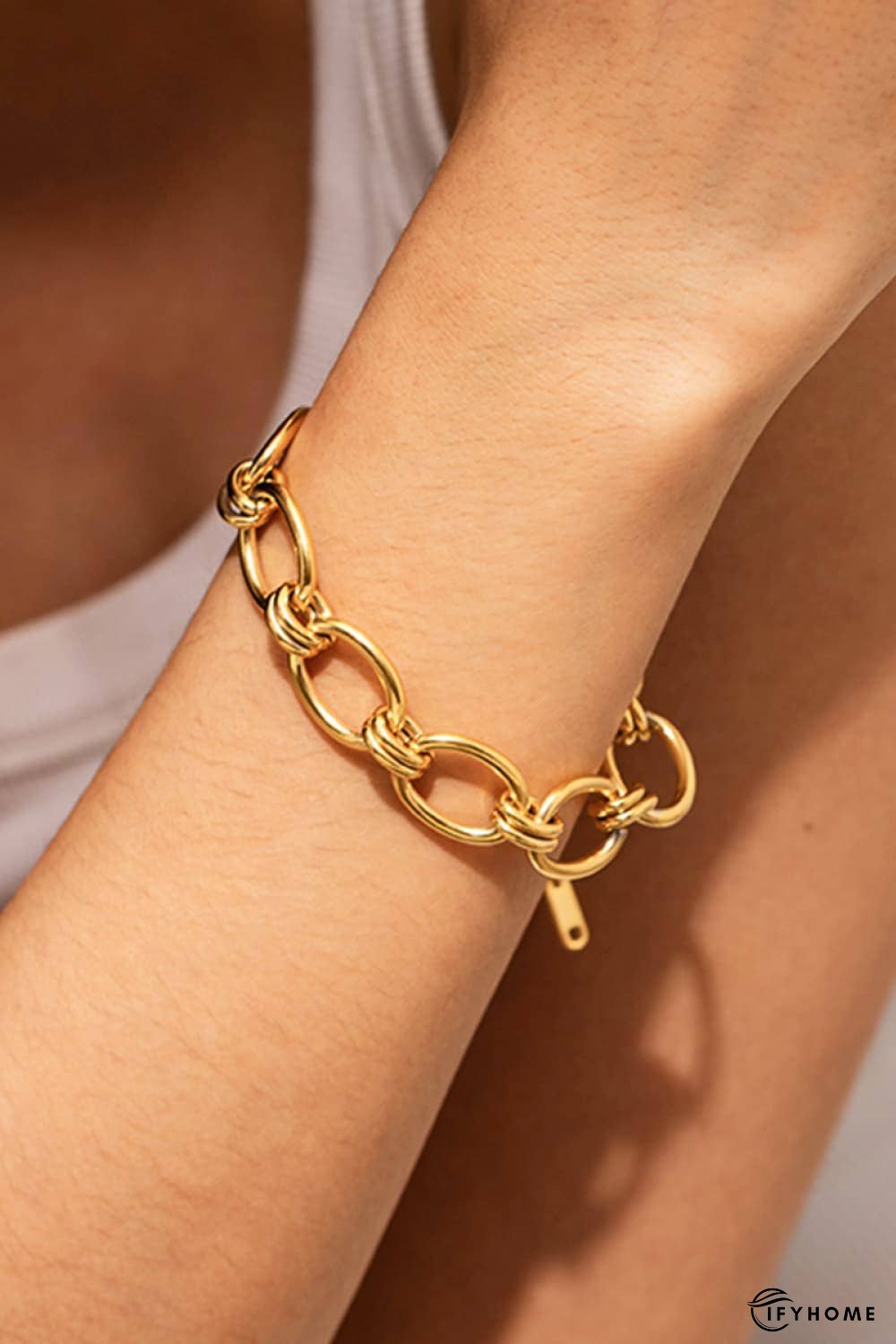 Chunky Chain Stainless Steel Bracelet | IFYHOME