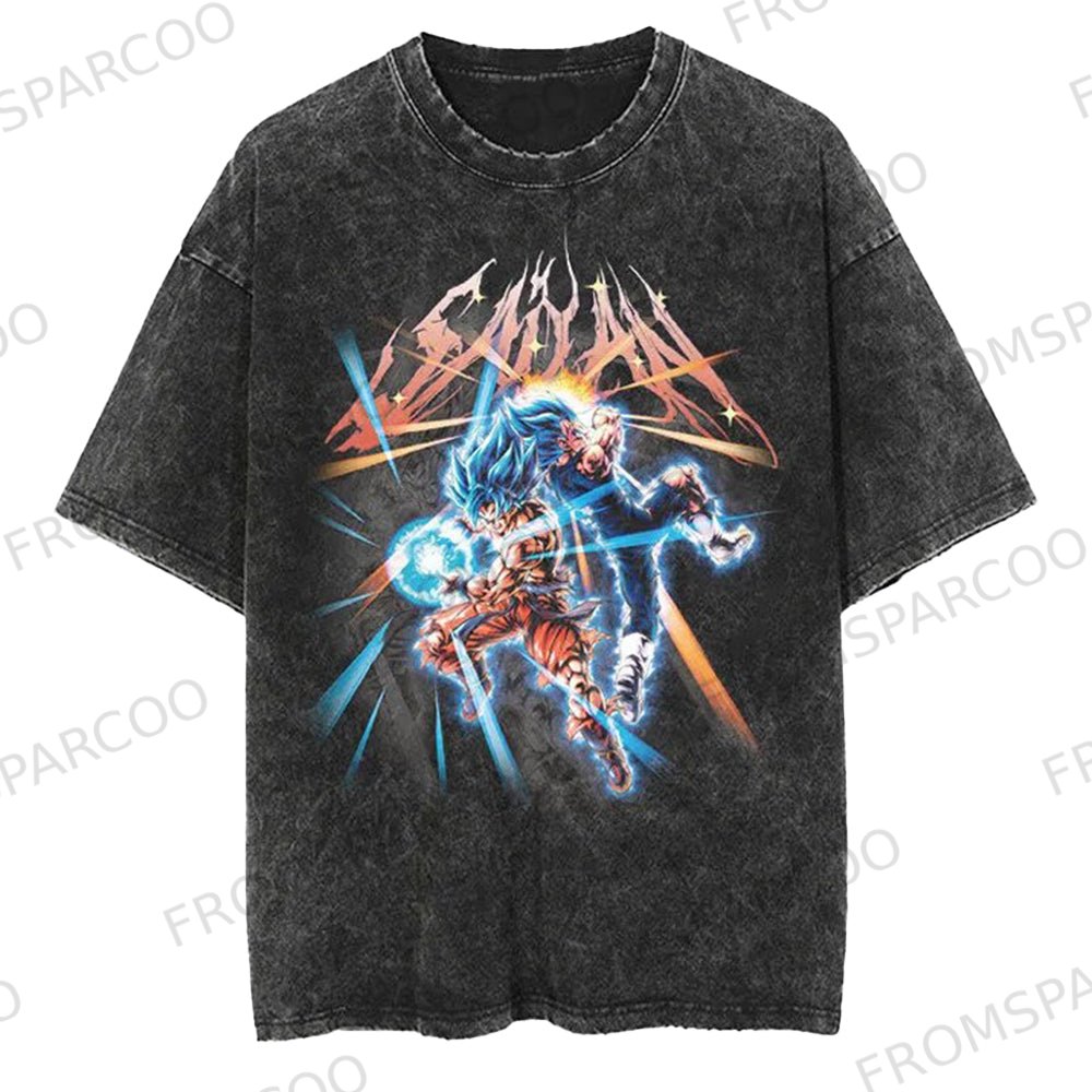 "Saiyan Energy" Vintage Oversized T Shirt