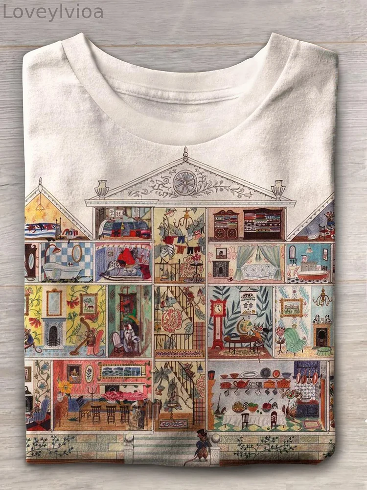 Vintage My Sweet House Crew Neck T-shirt