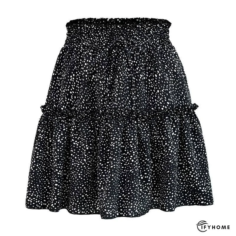 High Waist Ruffle Floral Mini Skirt | IFYHOME