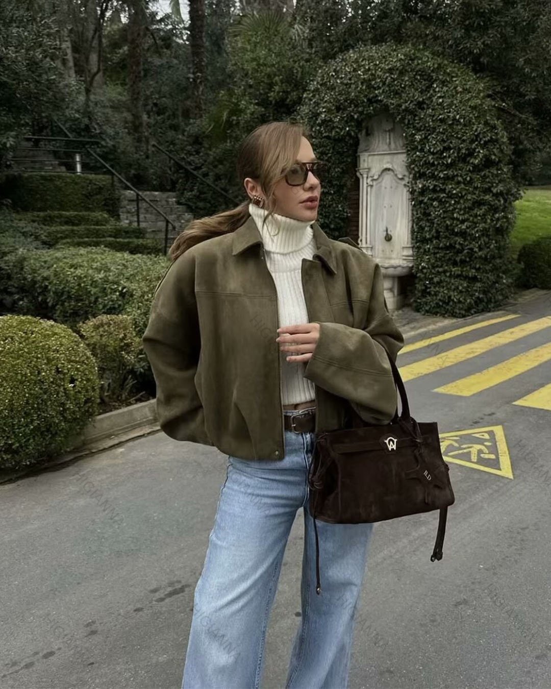 Oversized Zip-Up Jacket - HIGIANNA&reg;