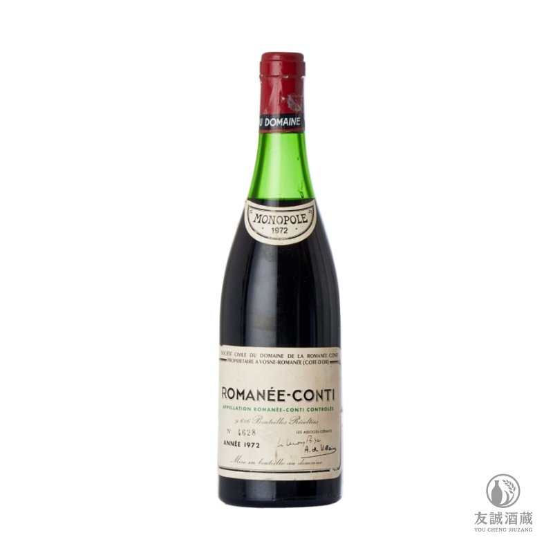 1972年Romanee-Conti 羅曼尼&middot;康帝特級園 友誠酒藏