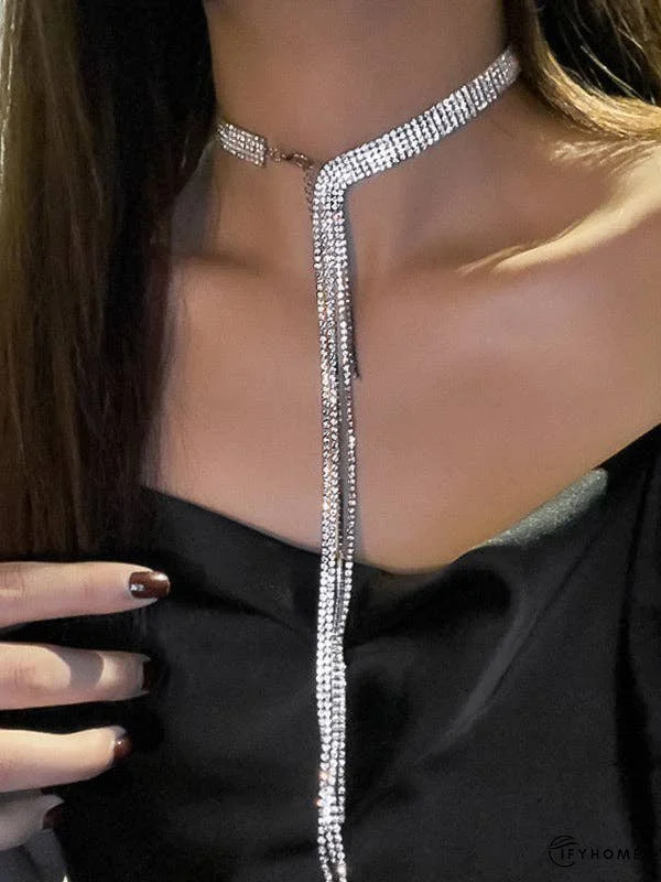 Tasseled Dainty Necklace Necklaces Accessories | IFYHOME