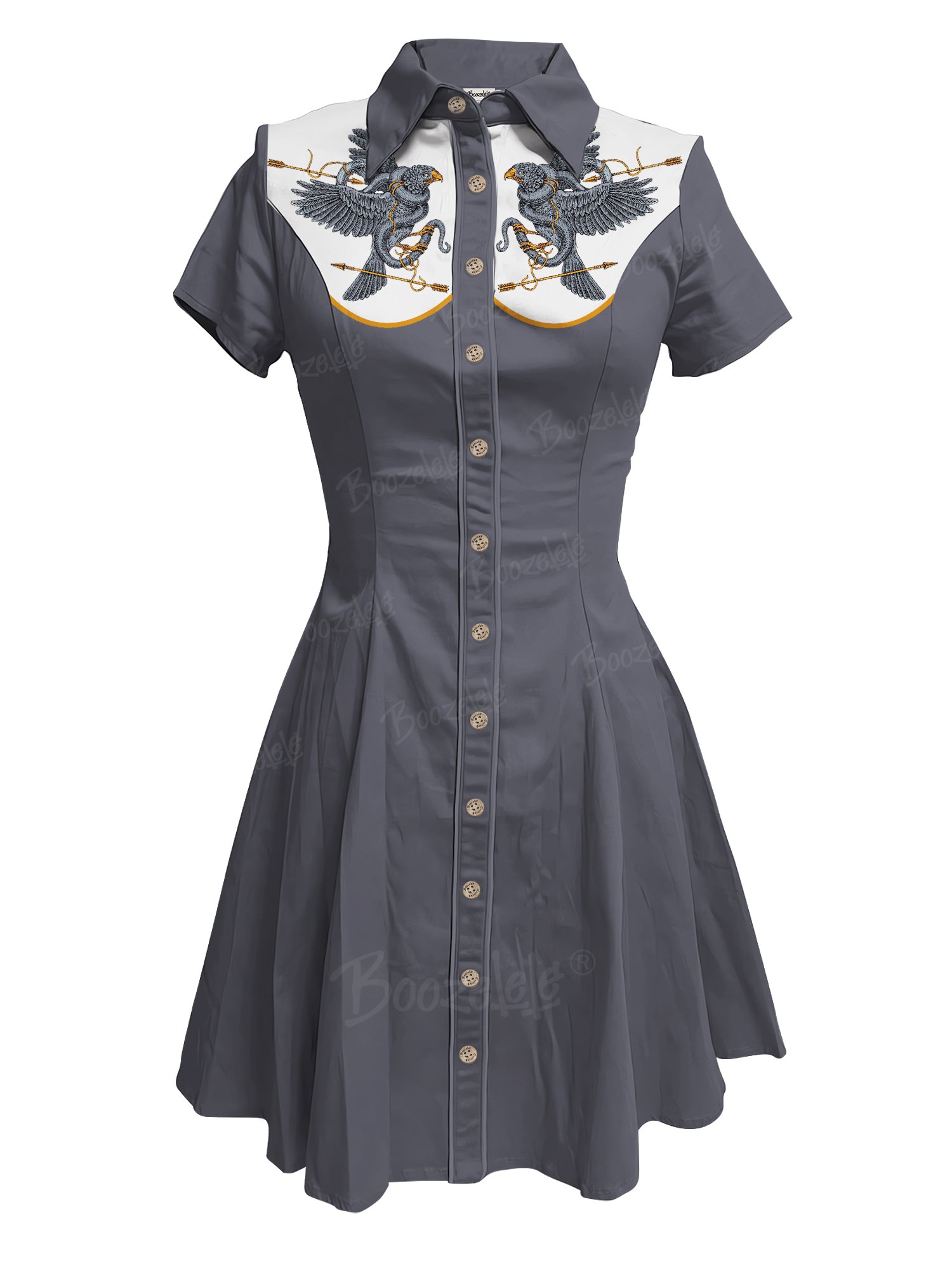 Snake Archer Bird Warrior- 100% Cotton Dress