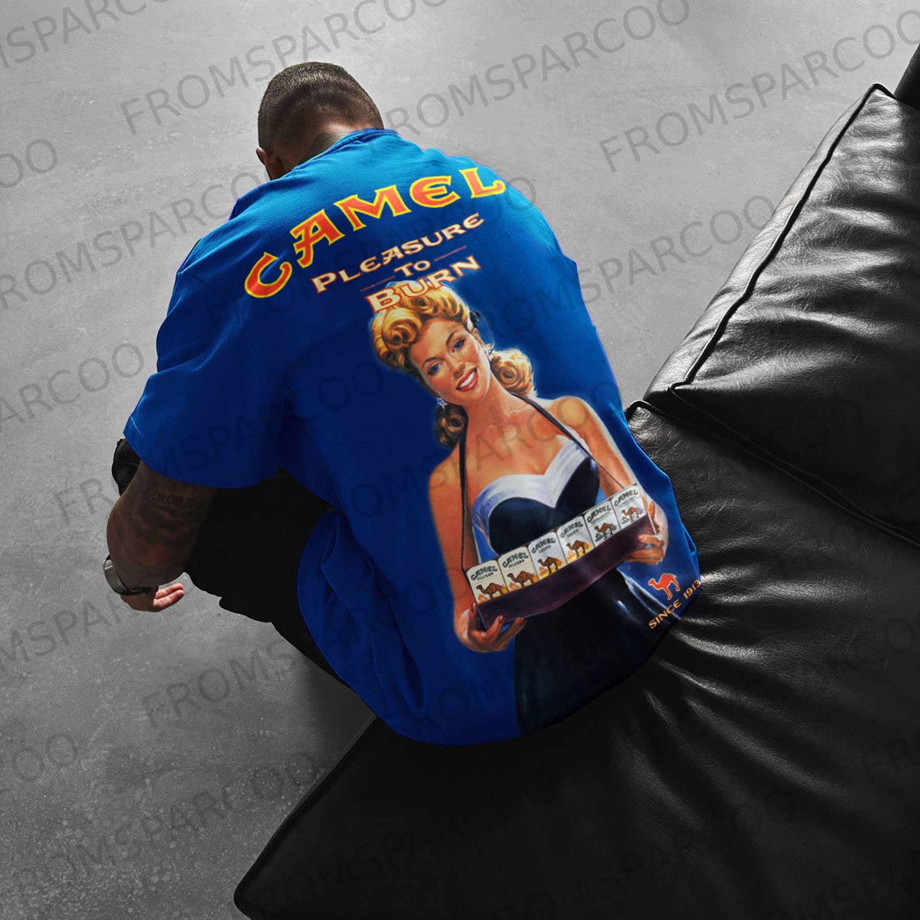 Oversized Gamel Pleasure To Burn Tee