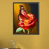 Diamond Painting - Full Round - butterflies and roses (40*50CM)  James Yang