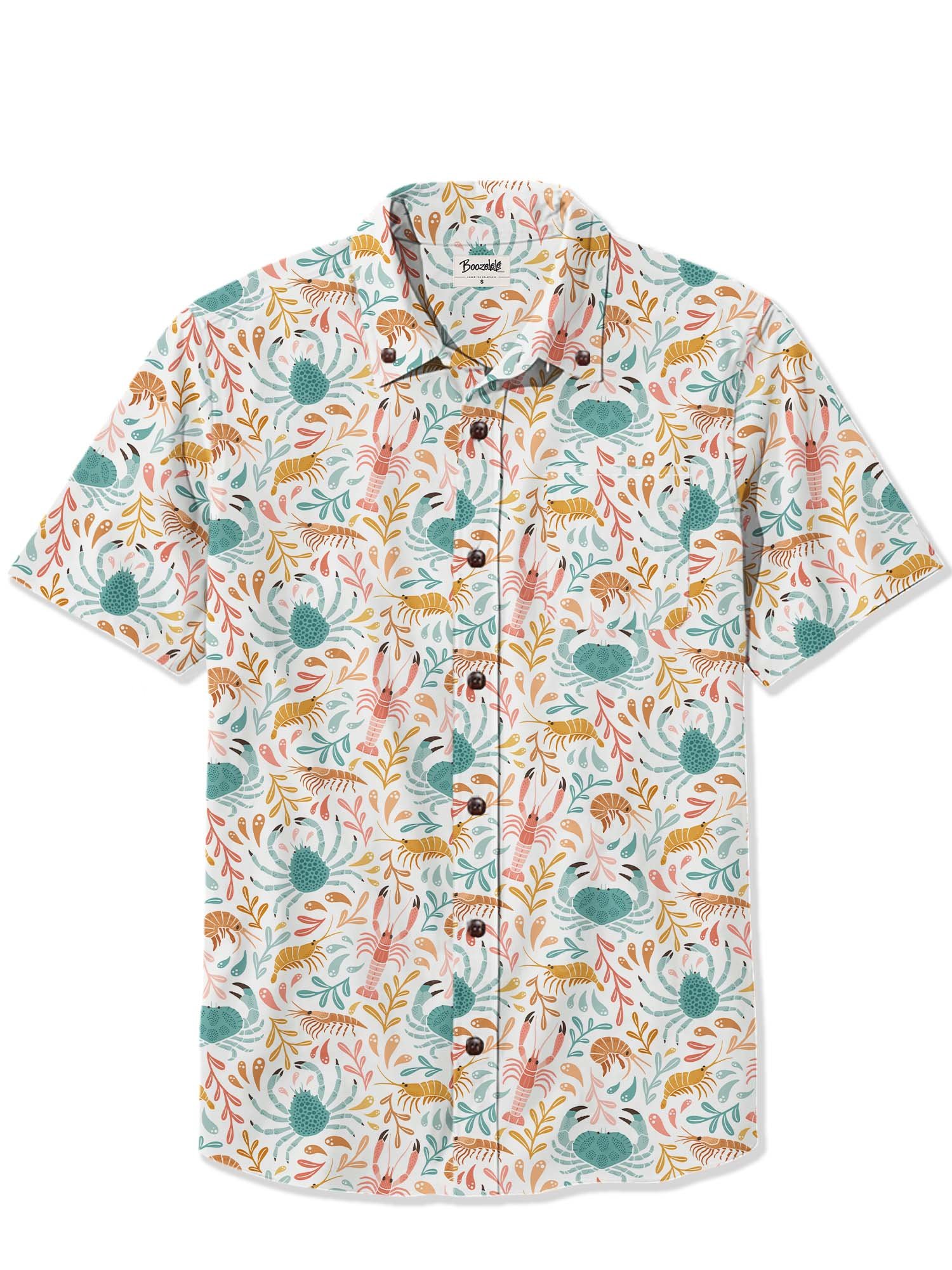 【Ester Bernaldo de Quir&oacute;s X Boozelele】Crabs And Lobsters - 100% Cotton Shirt
